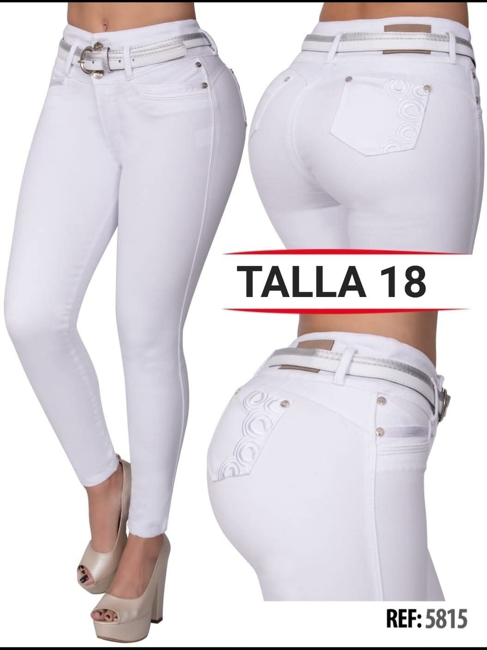 White High-Rise Skinny Jeans for Women - Sculpting Fit